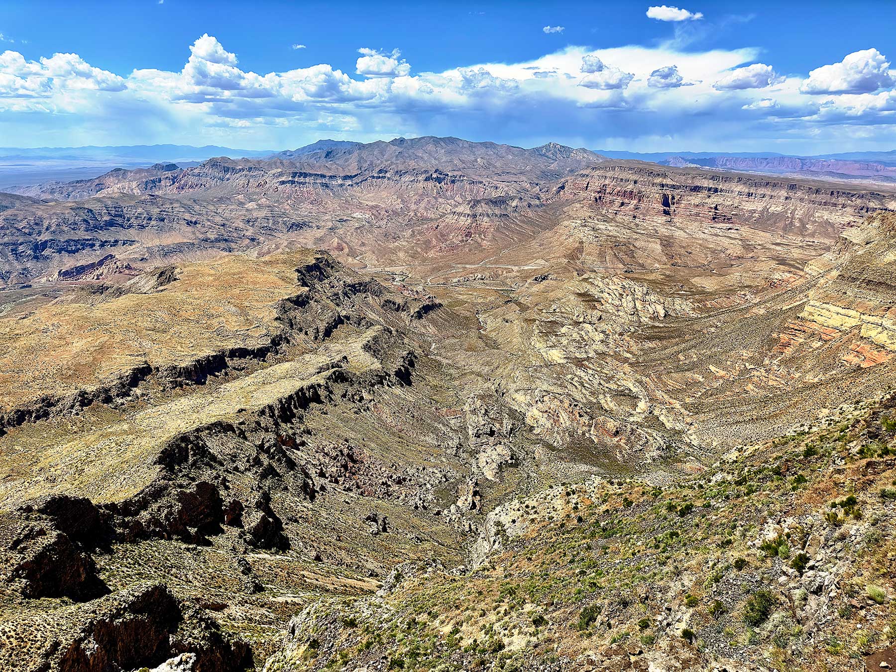 Desert ranges along the road to Toroweap