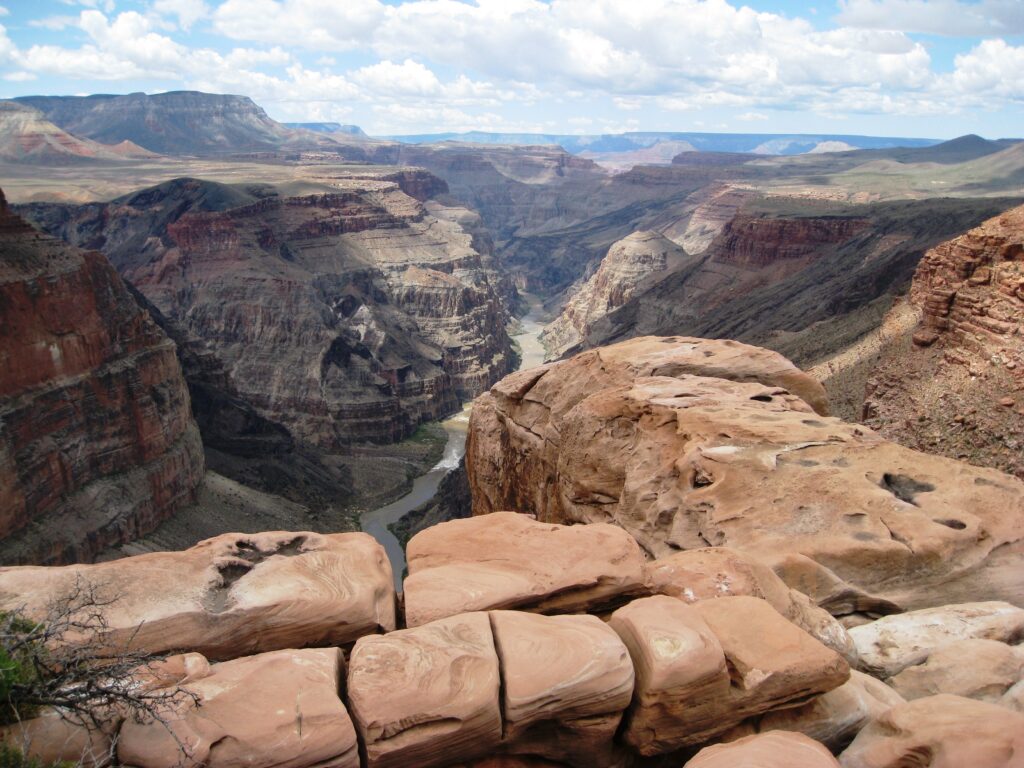 The Colorado River seen from Toroweap Overlook on the Arizona Strip